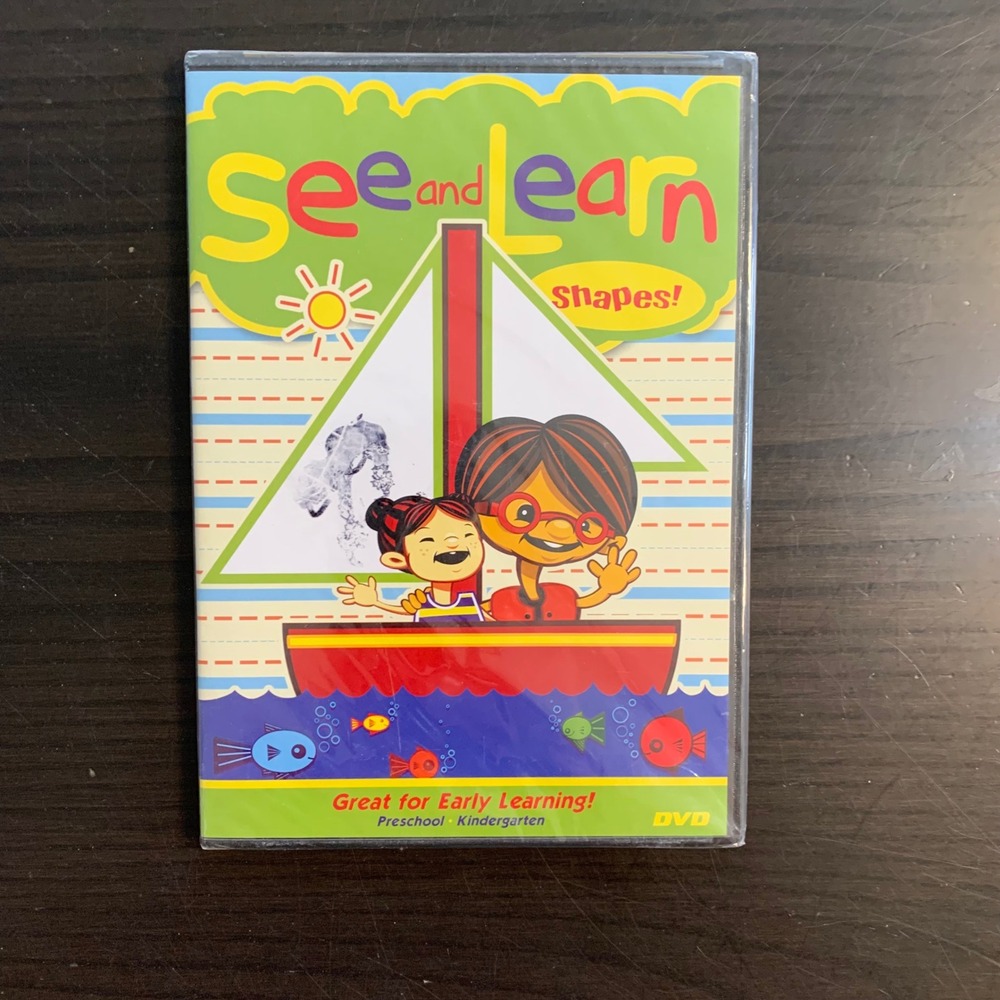 See and Learn Shapes DVD Digiview Entertainment Early Learning Preschool FA3-D‎